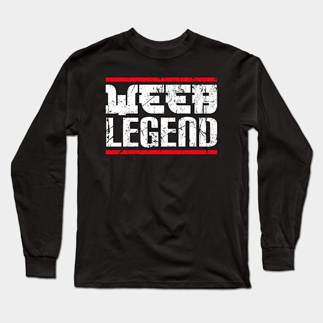 Weeb Legend Weeaboo Trash Gifts Long Sleeve T-Shirt by Alex21